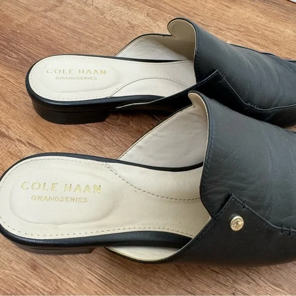 COLE HAAN Leather Mules Round toe shoes - Picture 7 of 9